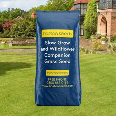 Bs Slow Grow and Drought Tolerant Grass Seed (1 X 10kg)