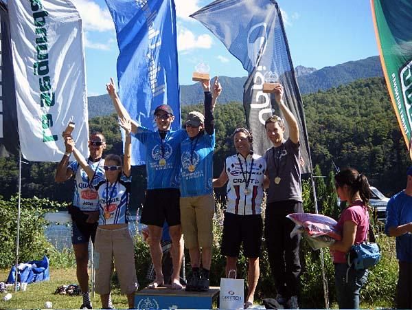 Mike Broderick and Mary McConneloug won this competitive (mixed) division