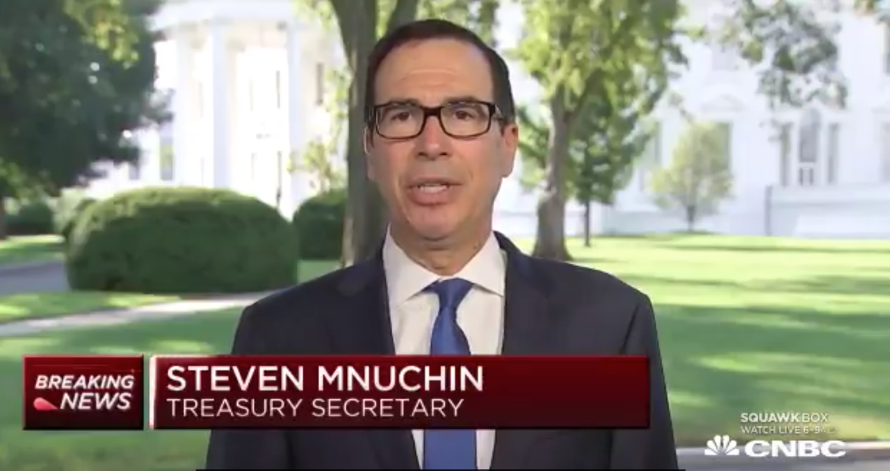 Treasury Secretary Steven Mnuchin.