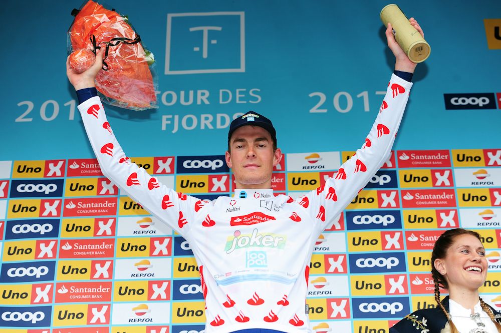 Mountain jersey for Markus Hoelgaard (Team Joker) at Tour des Fjords