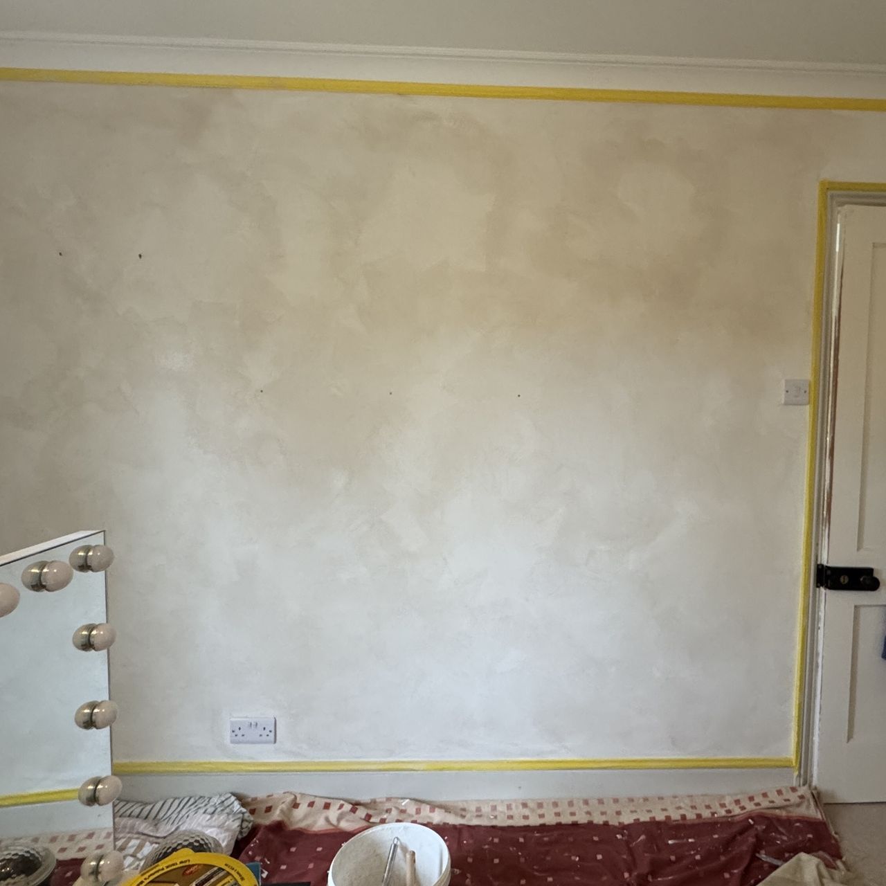 limewashed walls
