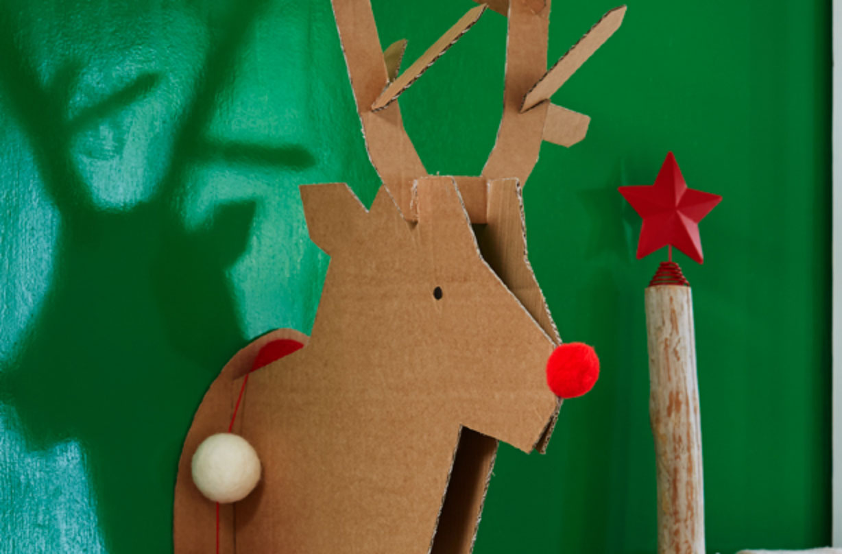 Reindeer Head Template