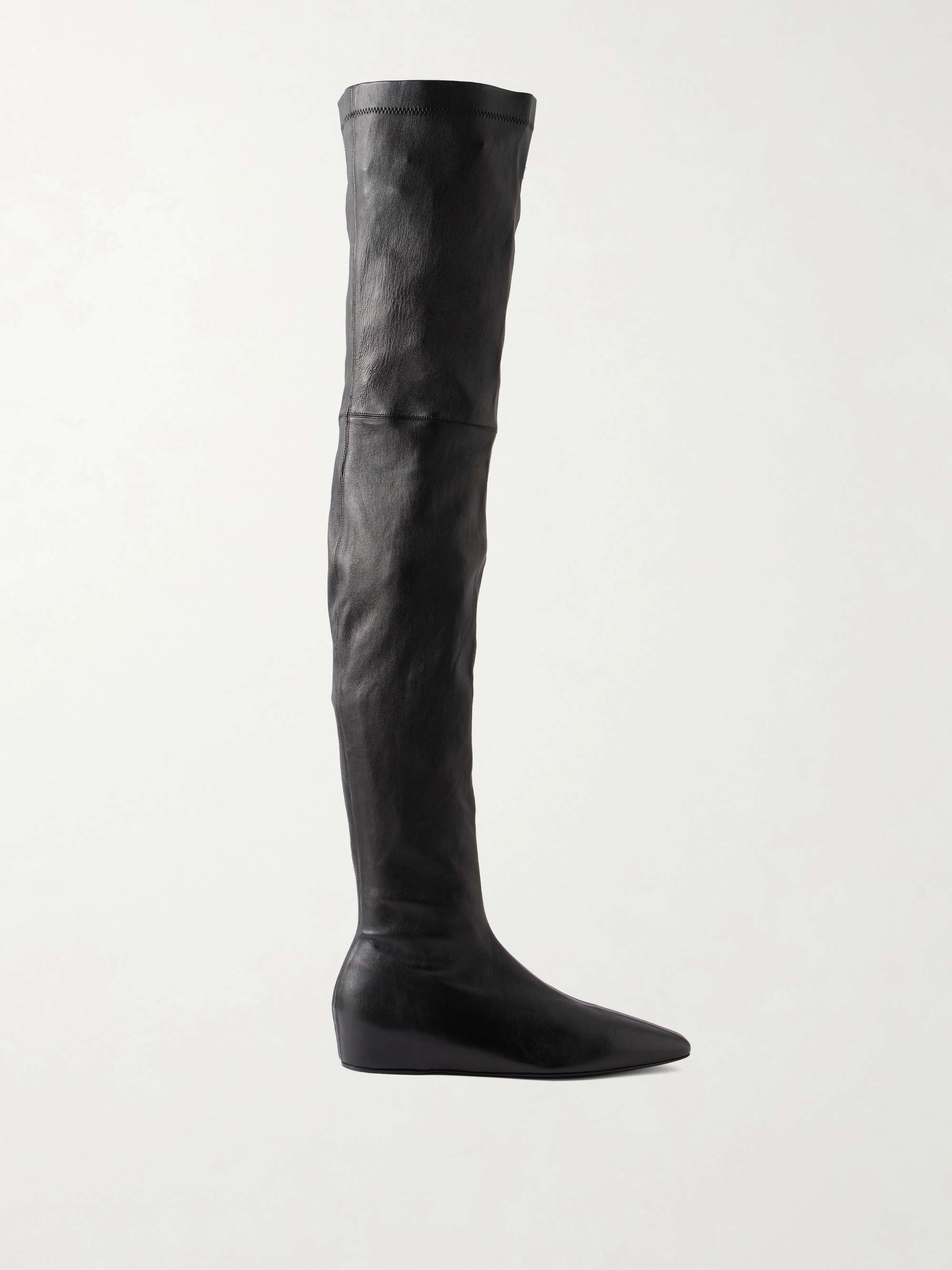 All in All Leather Over-The-Knee Boots