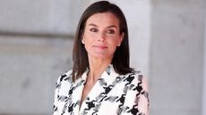 Queen Letizia of Spain attends the commemoration of the Bicentennial of the National Police at the Royal Palace on May 08, 2024