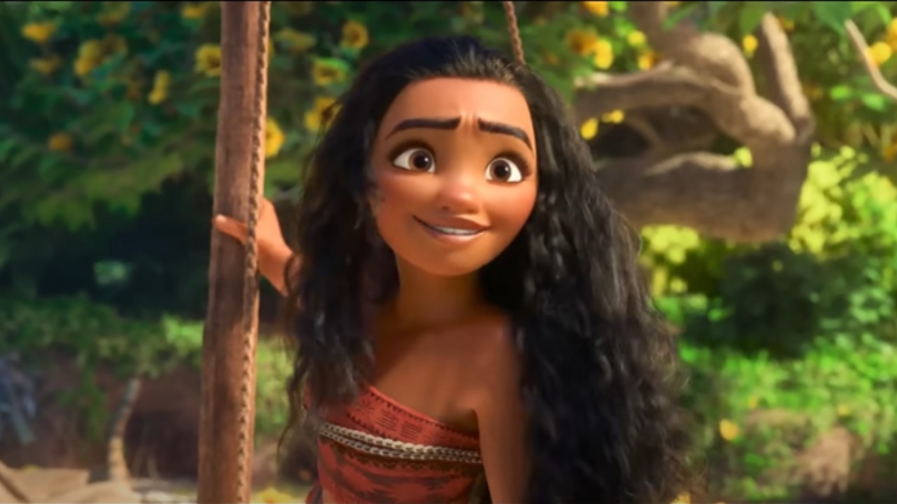 Moana looking hopeful in Moana.