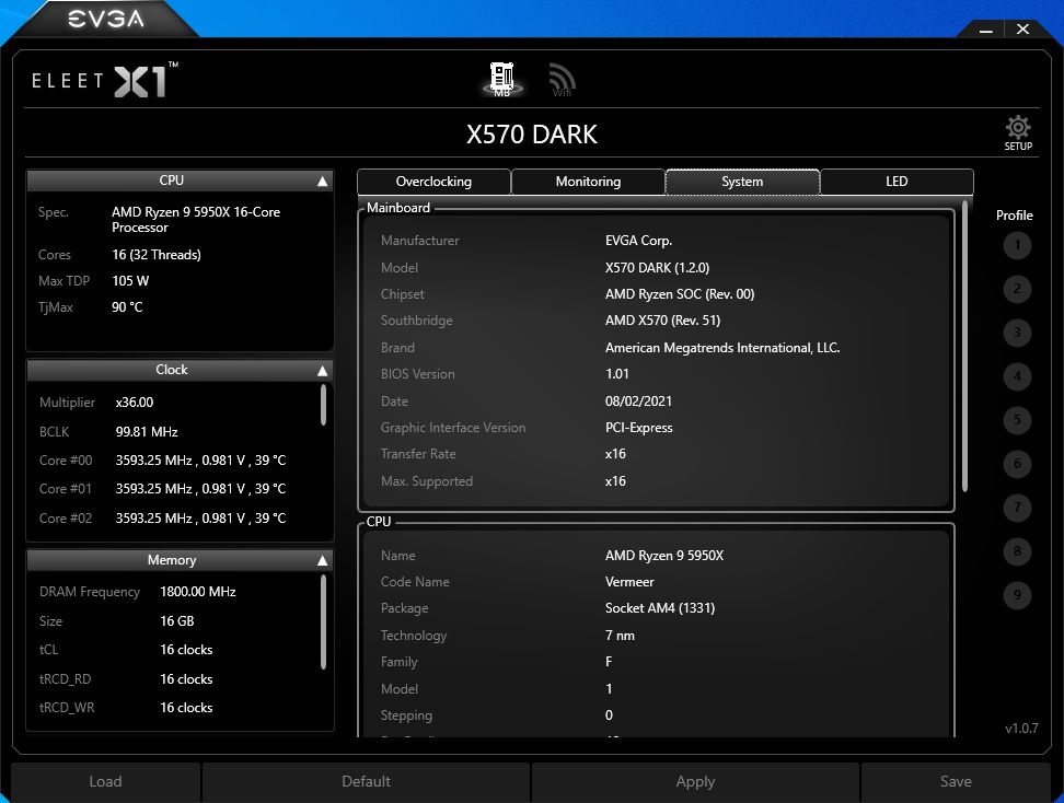 EVGA X570 Dark
