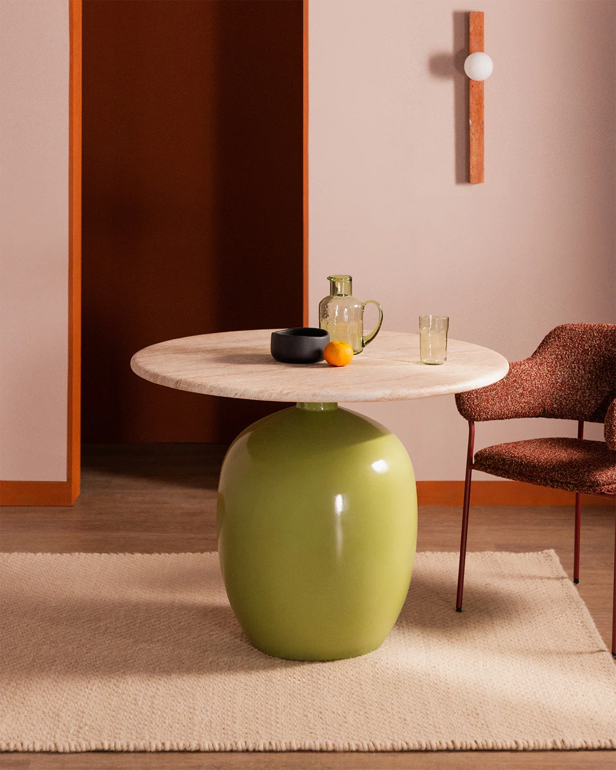 Round Cement Dining Table (Ø100cm)