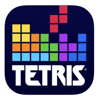 The Tetris logo from the Apple App Sotre