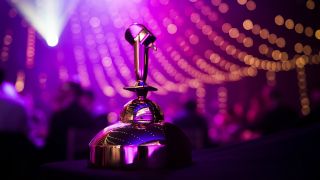 An image of the Golden Joystick Awards trophy