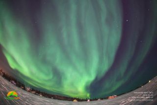 Aurora Over Yellowknife, Canada, Jan. 2, 2014