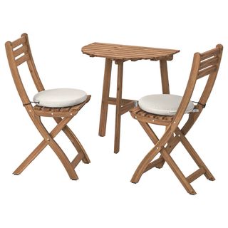IKEA ASKHOLMEN wooden table and chairs