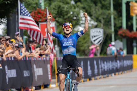 Kate Courtney (She Sends Racing) wins elite women's road race at the USA Pro Road Championships