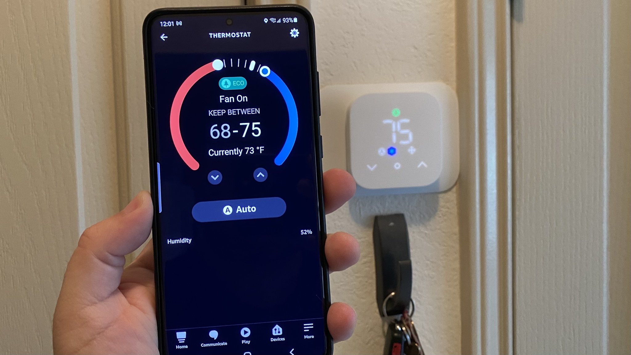 Alexa and sale thermostat