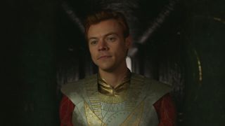 Harry Styles as Eros in The Eternals.