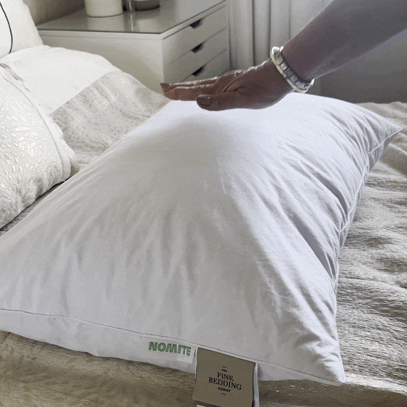 The Fine Bedding Company Goose Down Surround Pillow