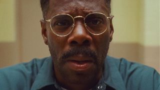 Colman Domingo staring into the frame in A24's Sing Sing