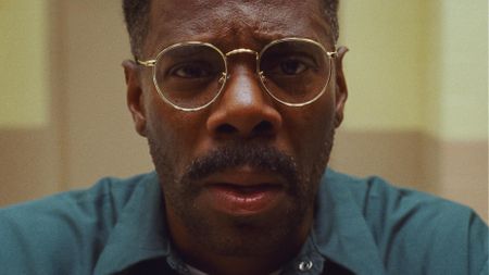 Colman Domingo staring into the frame in A24's Sing Sing