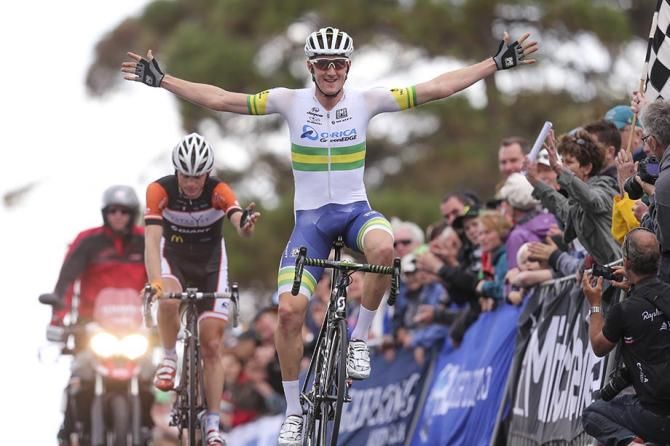 Luke Durbridge takes the win.