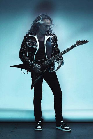 Kirk Hammett studio portrait