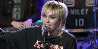 Miley Cyrus on Howard Stern earlier this week