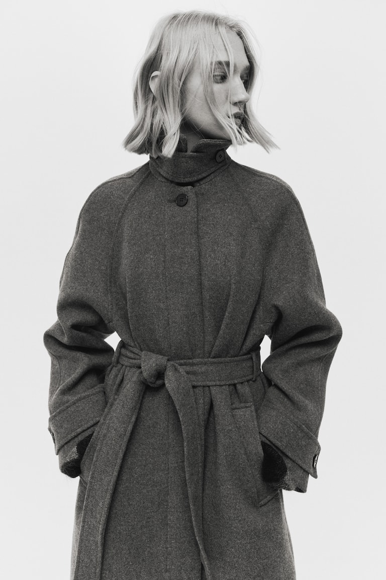 Tie-Belt Coat