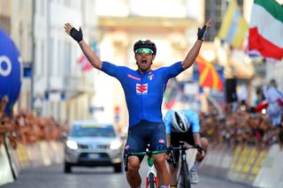 2021 UEC Road European Championships Trento Elite Mens Road Race Trento Trento 1792 km 12092021 Sonny Colbrelli Italy photo Dario BelingheriBettiniPhoto2021