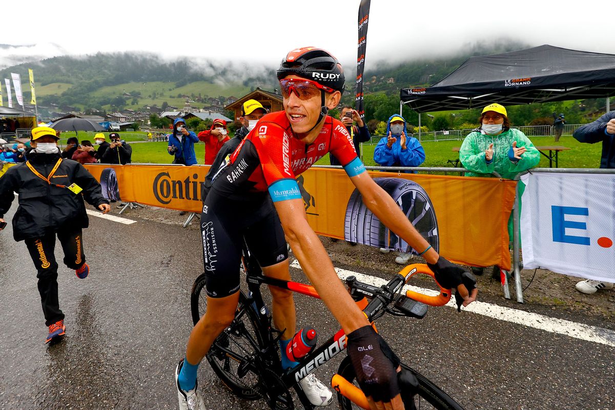 Tour de France 2021 108th Edition 8th stage Oyonnax Le GrandBornand 1508 km 03072021 Dylan Teuns BEL Bahrain Victorious photo Luca BettiniBettiniPhoto2021