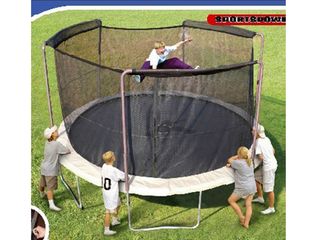 trampoline, netting guard