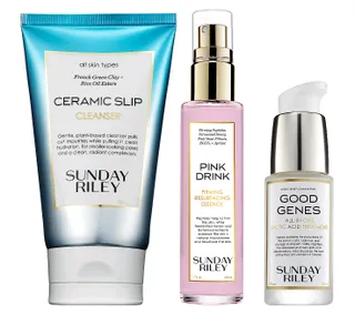 Sunday Riley Wake Up Beautiful 3-Piece Skincare Set (Was $159) 