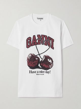 Printed Organic Cotton-Jersey T-Shirt
