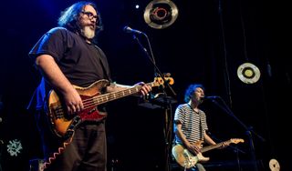 James McNew (left) and Ira Kaplan of Yo La Tengo perform at Teatro Capitolio on February 06, 2019 in Lisbon, Portugal