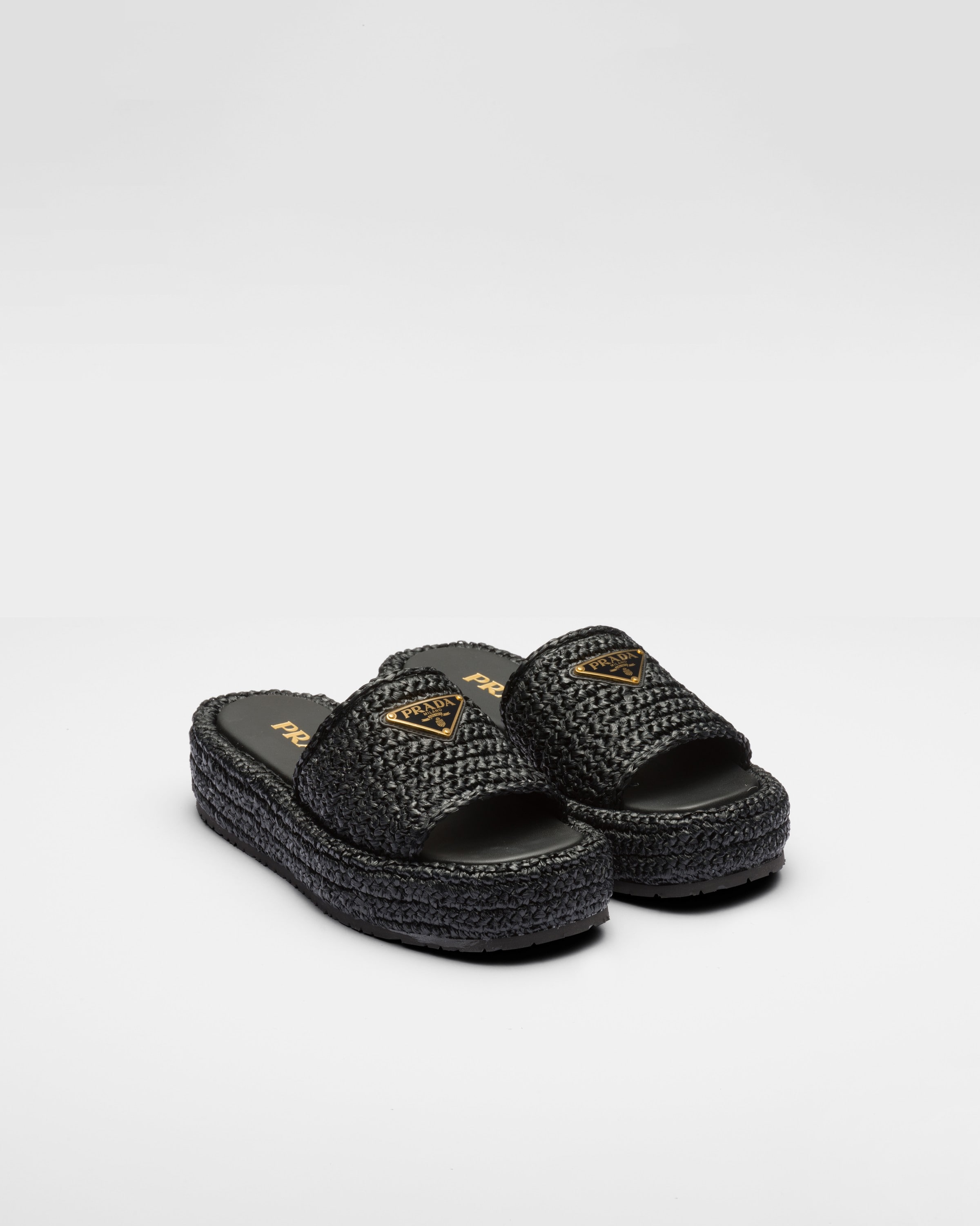 Crochet Flatform Slides