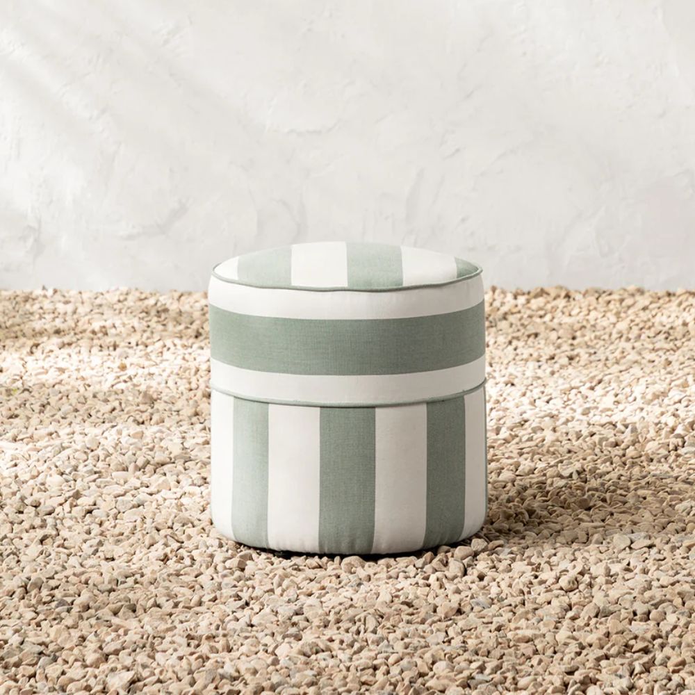 Haviland Striped Ottoman