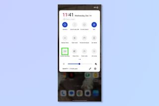 The third step to recording the screen on Android