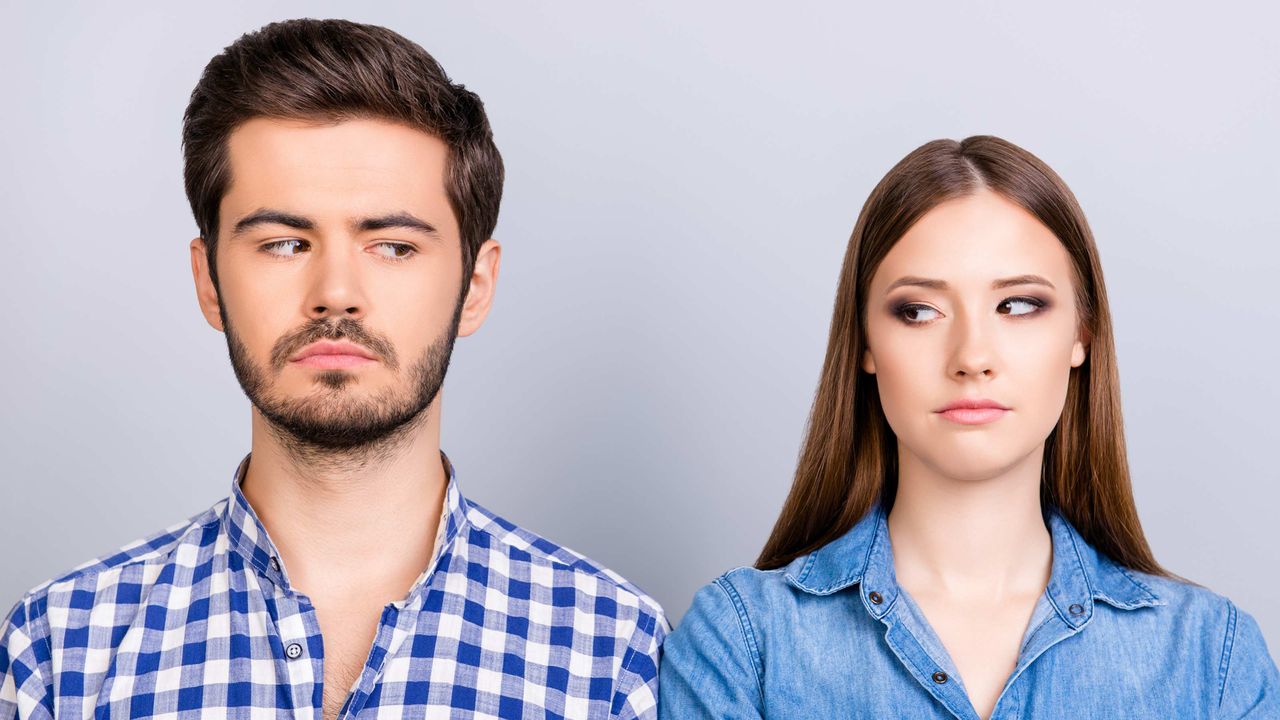 A couple give each other the &amp;quot;side eye.&amp;quot;