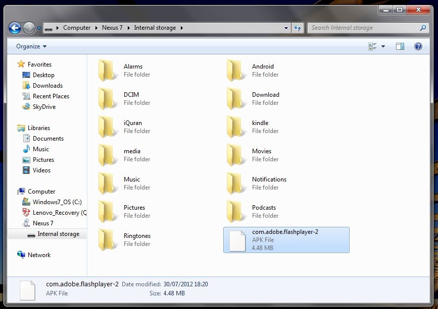 Step 2: Copy APK to your device