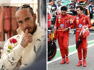 Lewis Hamilton, Carlos Sainz, Charles LeClerc