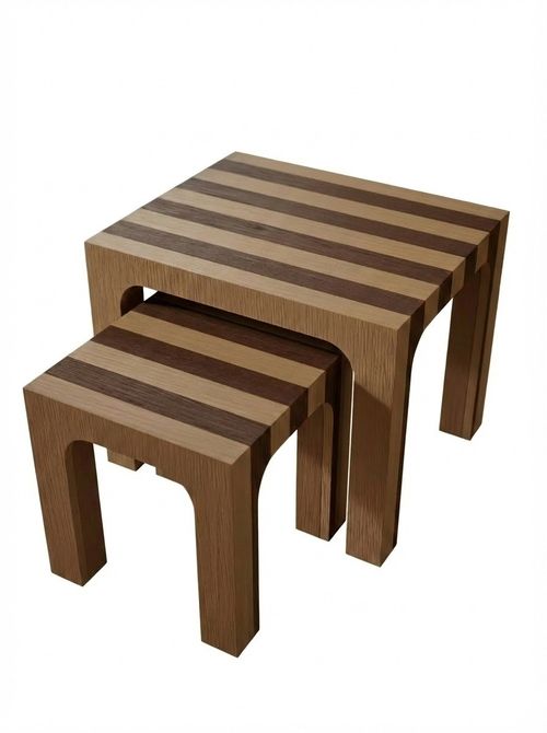 Striped Nest of Tables