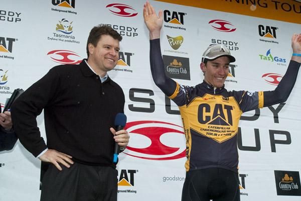 The leader in the Caterpillar Underground Mining Tour of Tasmania after stage one is Anthony Giacoppo of Plan B Racing Team.