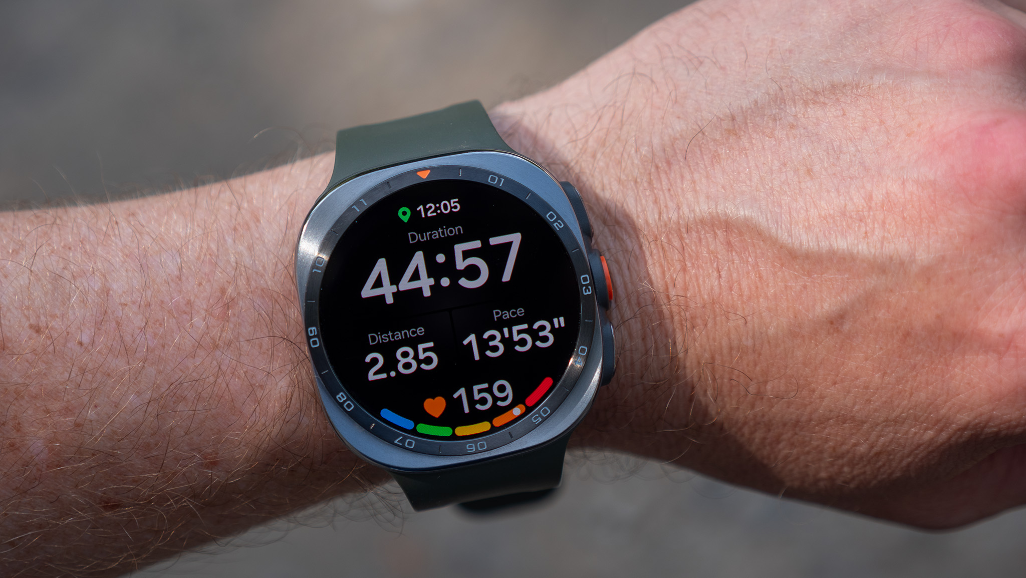 Running with a Samsung Galaxy Watch Ultra 2