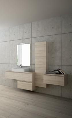 Wooden bathroom