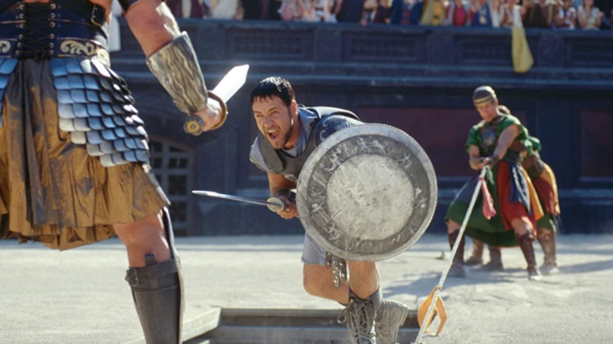 Russell Crowe in Gladiator 