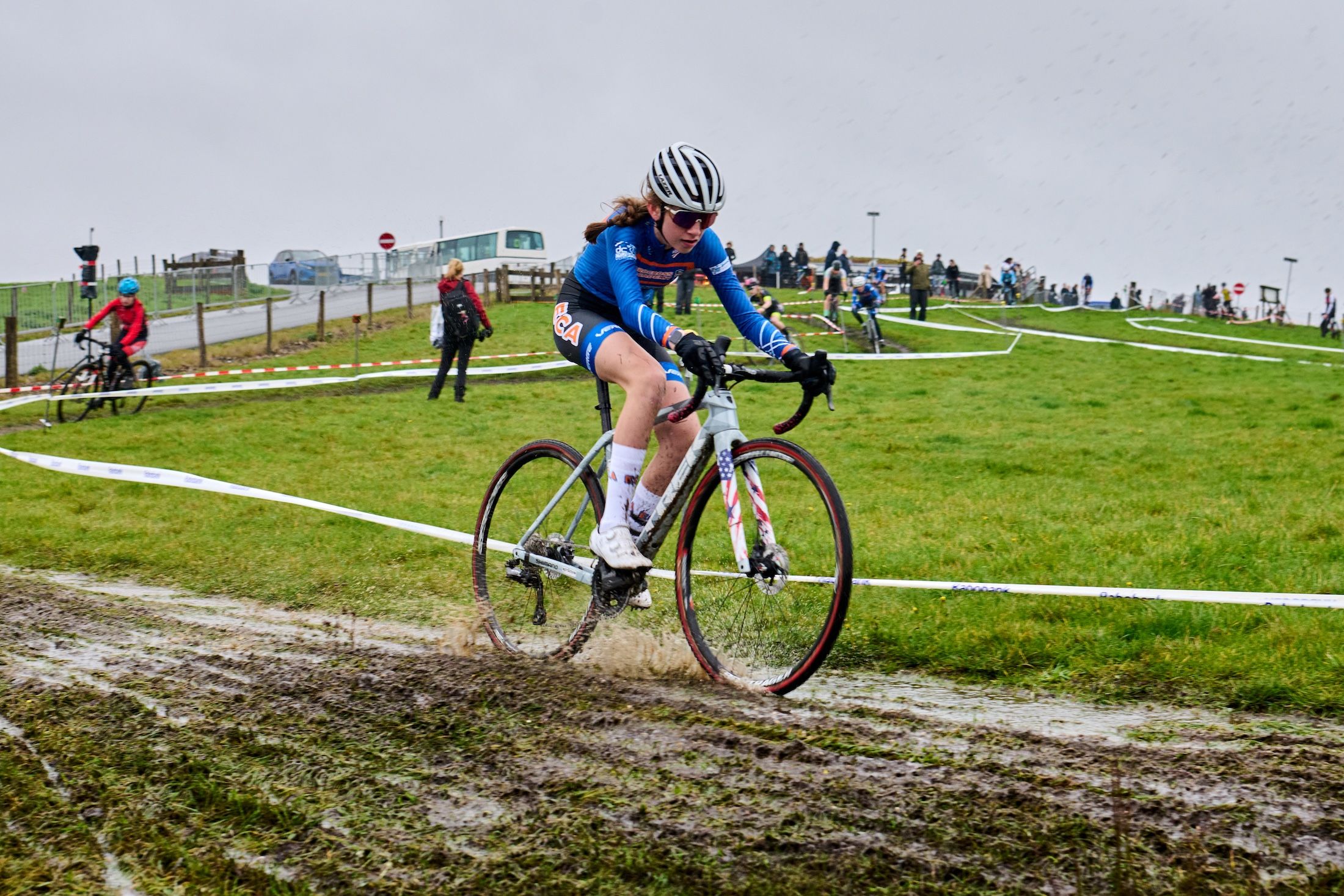 'Aggressive racing, fight for position' take US talents Abbygail Cole and Luke Johnson from back of start grid to podiums for EuroCrossAcademy in the Netherlands