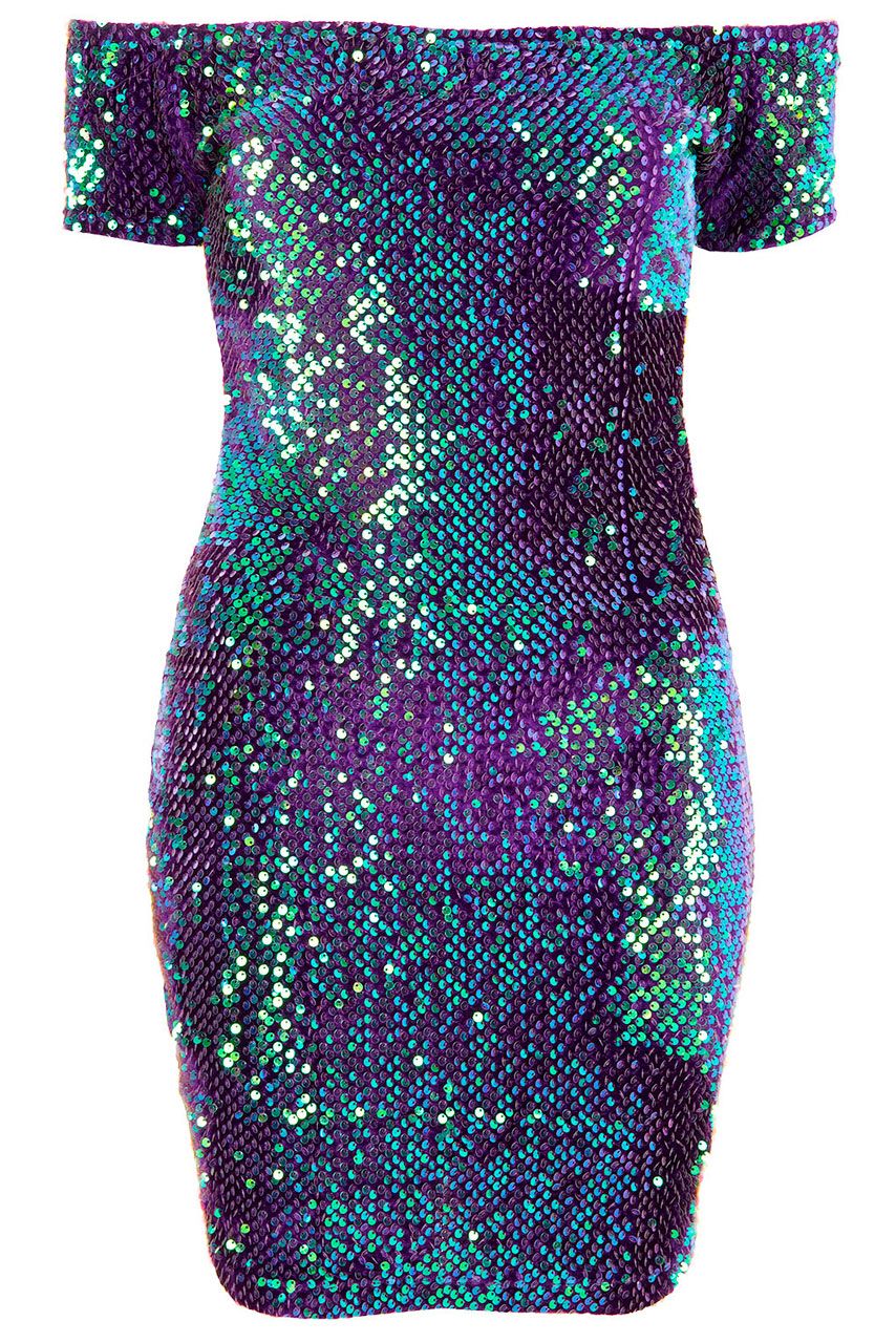 Topshop sequined dress