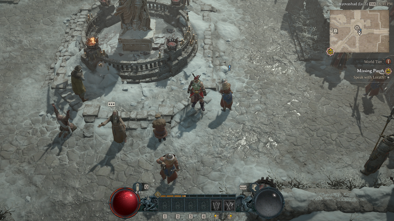 Barbarian in Diablo 4