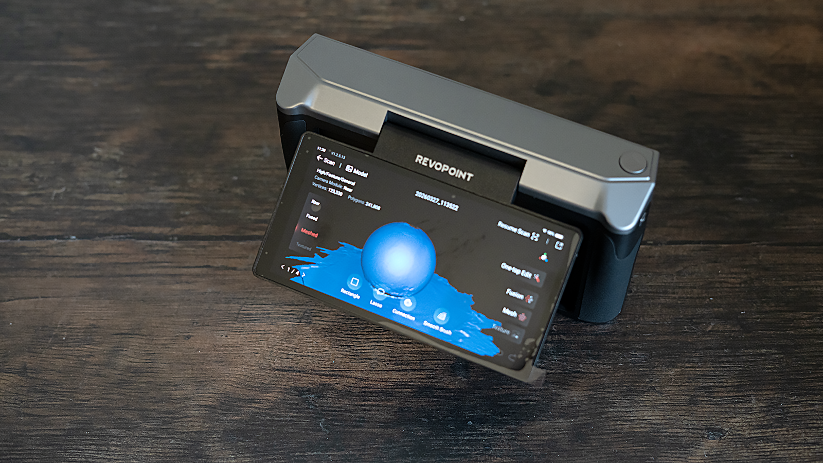 A revopoint miracle 3D scanner