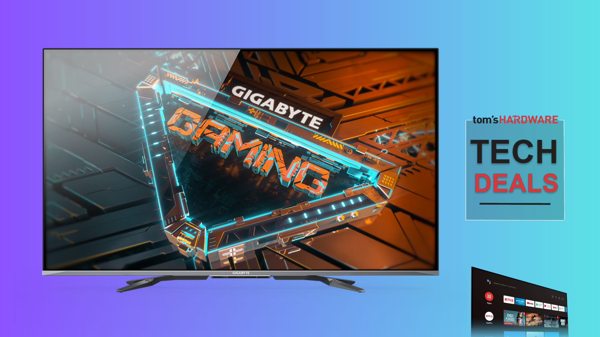 Gigabyte S55U gaming monitor on sale at Amazon