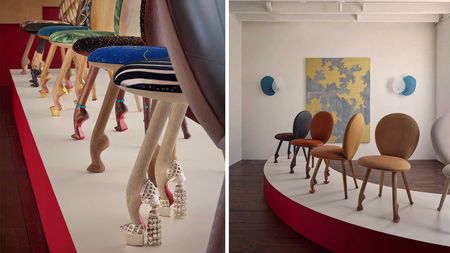 Christian Louboutin Pierre Yovanovitch chairs