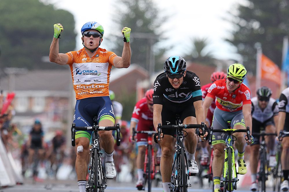Simon Gerrans edges out Ben Swift for the win