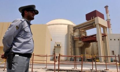 The Bushehr nuclear power plant was reportedly hit by the Stuxnet computer worm. The reactor building of the plant is pictured above.